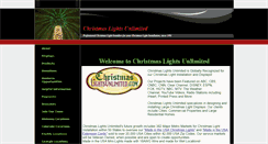 Desktop Screenshot of christmaslightsunlimited.com